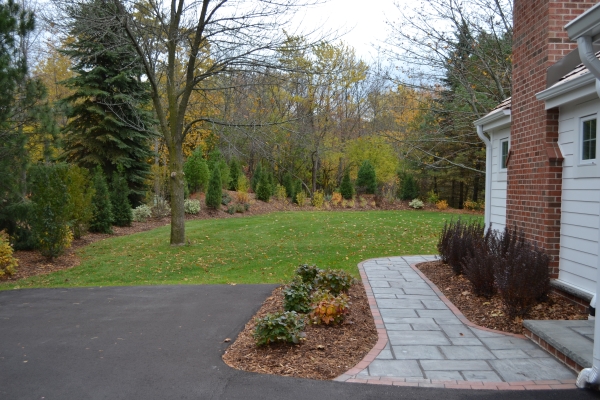 Backyard landscaping services in Wisconsin